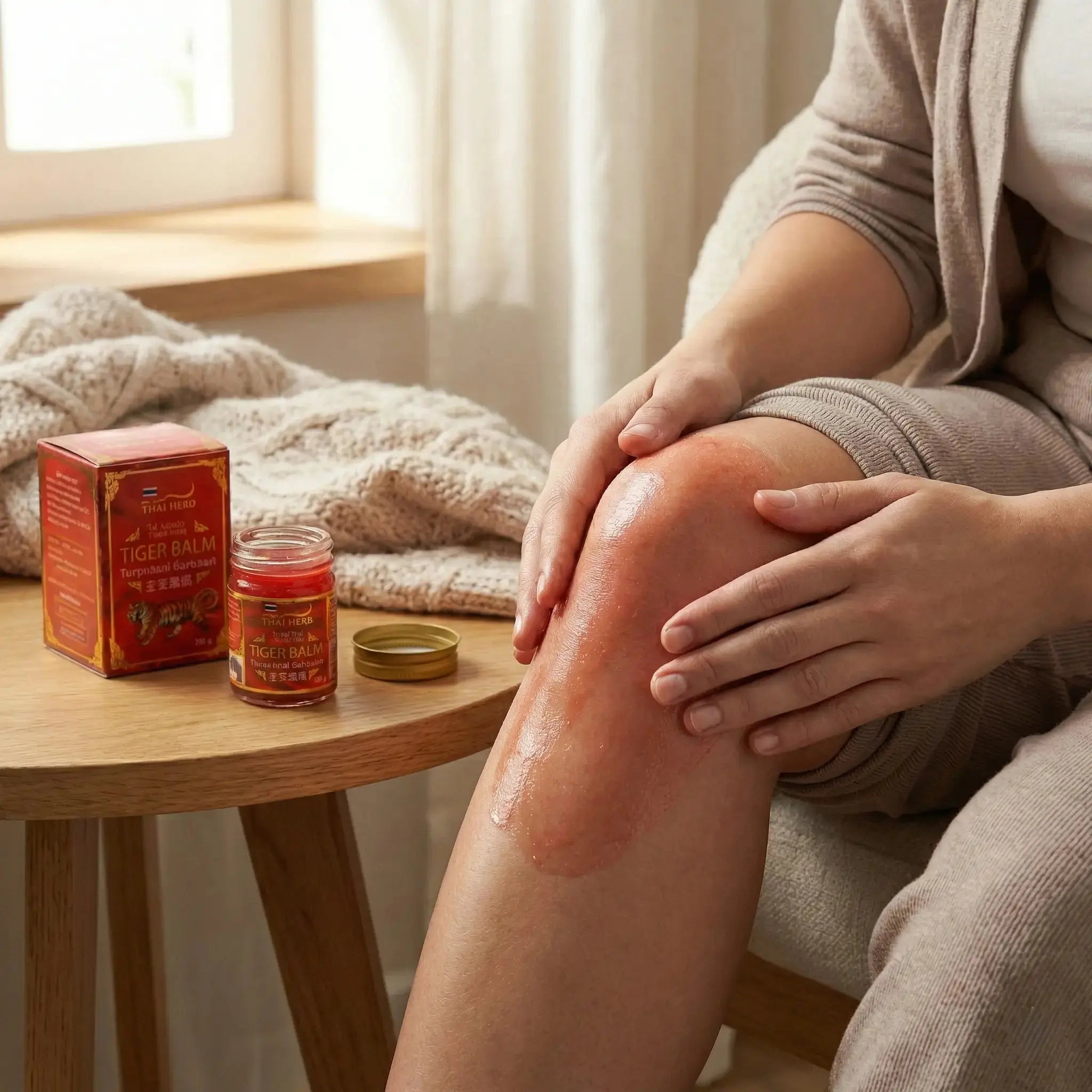 (Royal Thai Herb)  مرهم الأحمر التايلاندي من رويال تاي هيرب  | مسكن حراري قوي لآلام العضلات والمفاصل - 50 جم Goodthings.bkk