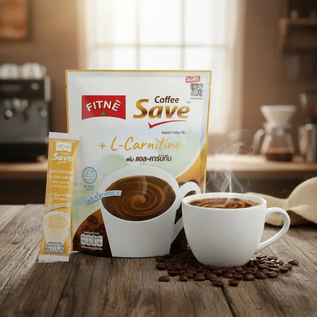 قهوة فيتني كوفي سيف بـ "إل-كارنيتين" وفيتامينات ب | لدعم حرق الدهون - 10 أظرف Goodthings.bkk