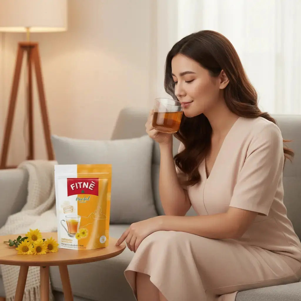 شاي أعشاب فيتني بنكهة الأقحوان | ملين طبيعي ومريح للمعدة - 15 كيس Goodthings.bkk