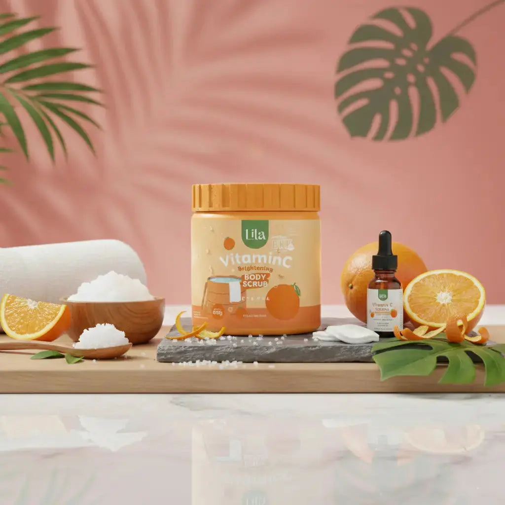 مقشر ليتا العلاجي بفيتامين سي و اليوسفي | لإشراقة فورية وتوحيد لون الجسم - 500 جم Goodthings.bkk