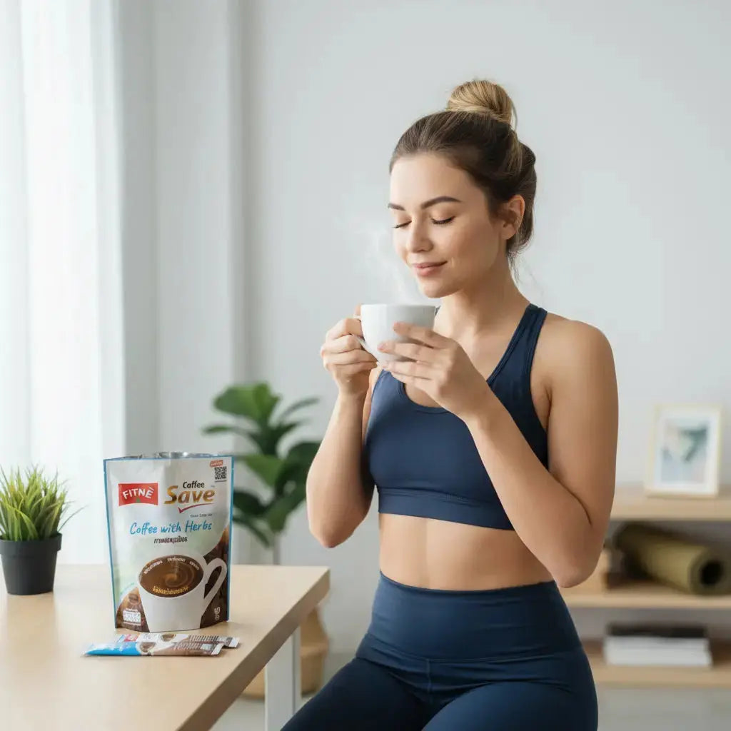 قهوة فيتني كوفي سيف بزهرة العصفر والجارسينيا | للتحكم في الوزن - 10 أظرف Goodthings.bkk