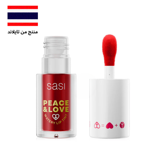 SASI Peace & Love Watery Lip Tint 5g -  تينت الشفاه المائي ساسى بيـس آند لوف 5 جرام