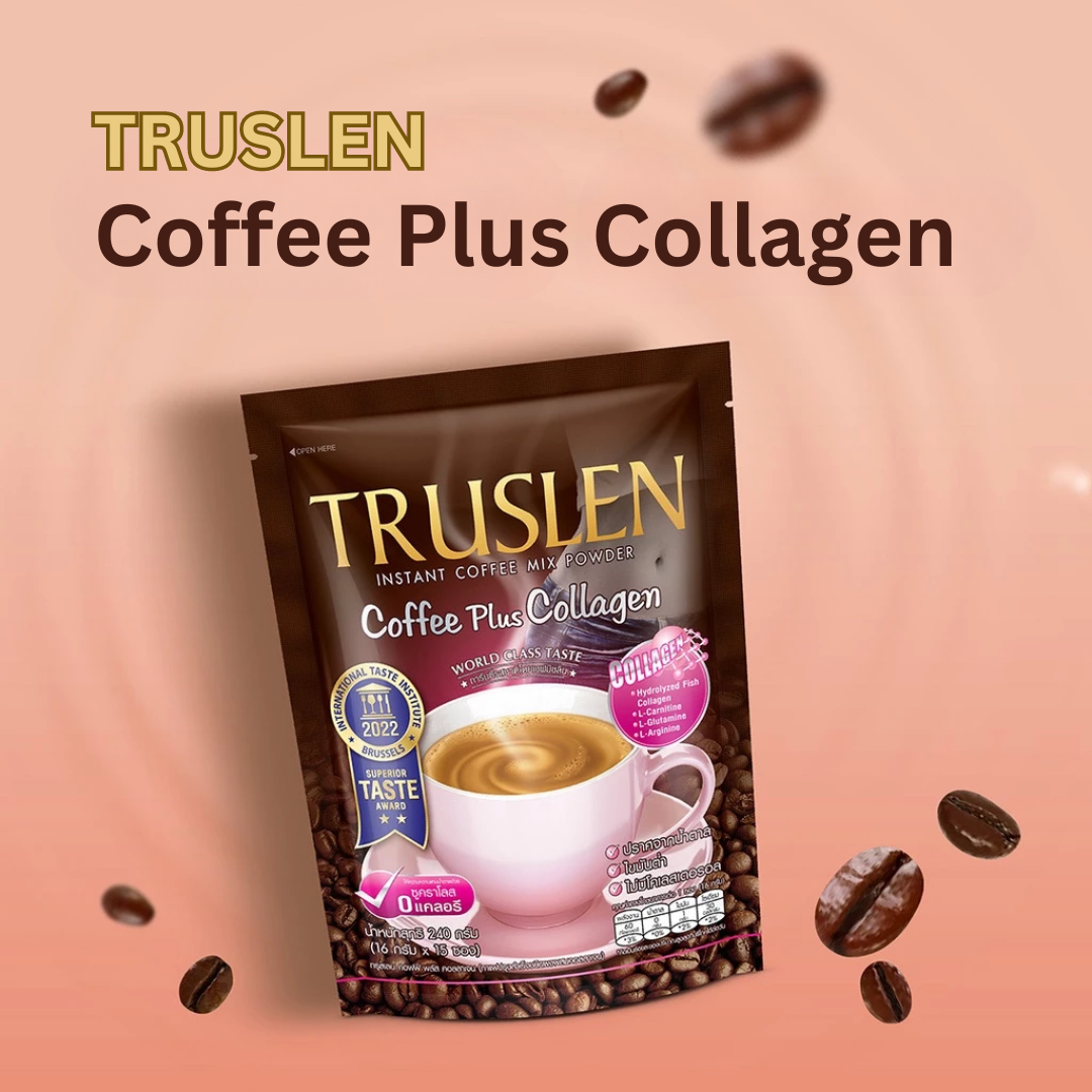 TRUSLEN Collagen - قهوة ترسلين كوفي بلس مع الكولاجين 16 جرام