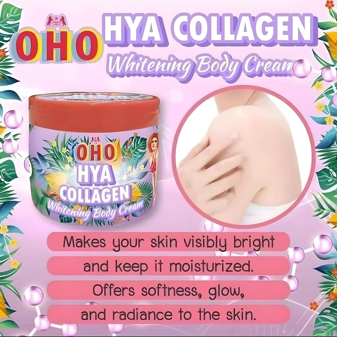 OHO Collagen Whitening Body Cream (300g) - أوهو كريم تبييض الجسم بالكولاجين Goodthings.bkk