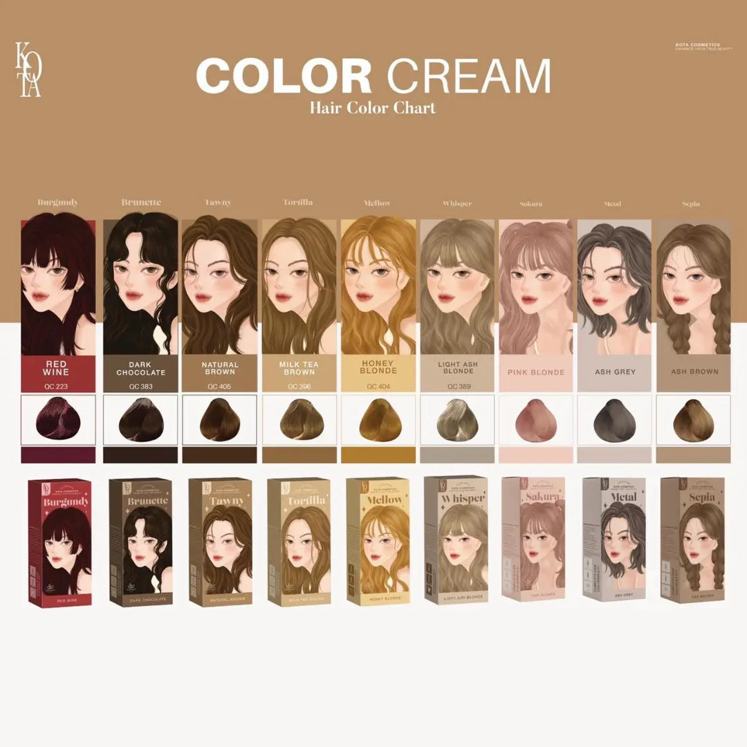 Kota Cosmetics | صبغة كوتا كوزمتيكس العضوية - ألوان طبيعية بخلاصة الجنسنج (100 مل) Goodthings.bkk