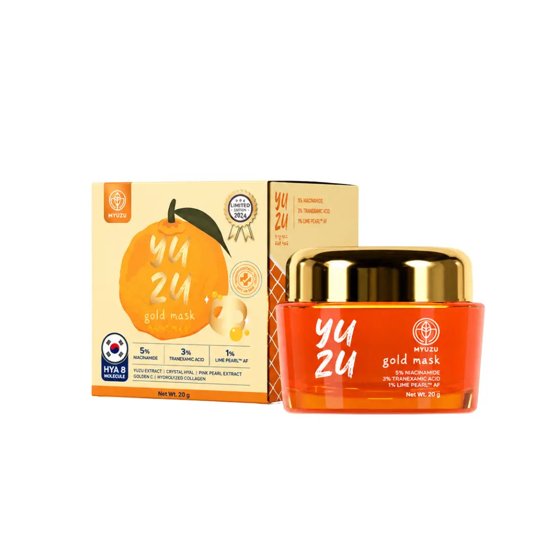 Myuzu Yuzu Gold Sleeping Mask 20g – ماسك ميوزو يوزو جولد الليلي الكوري لإشراقة وترطيب البشرة 20 جم Goodthings.bkk