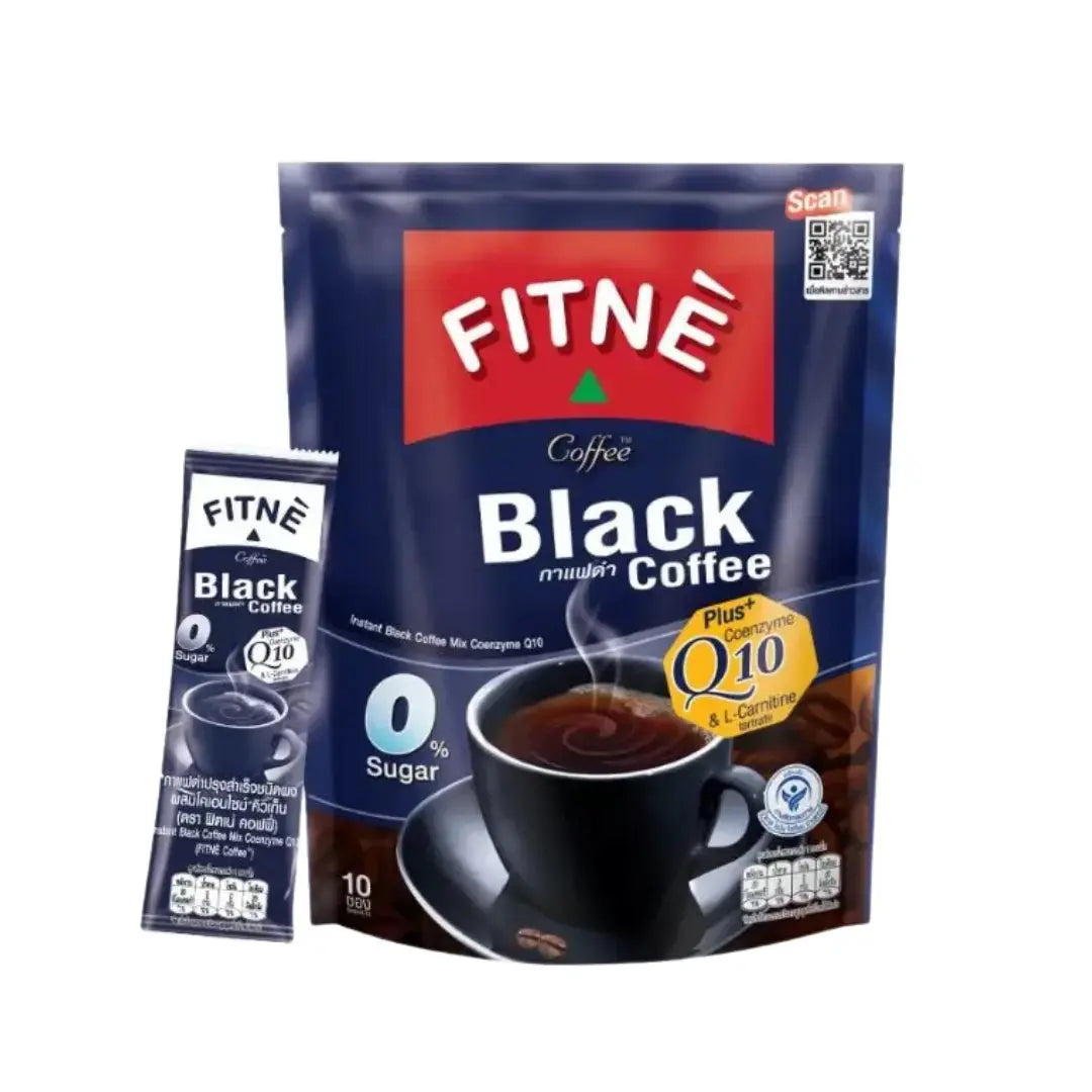قهوة فيتني السوداء بـ (كو-إنزيم كيو 10) وإل-كارنيتين - 10 أظرف Goodthings.bkk