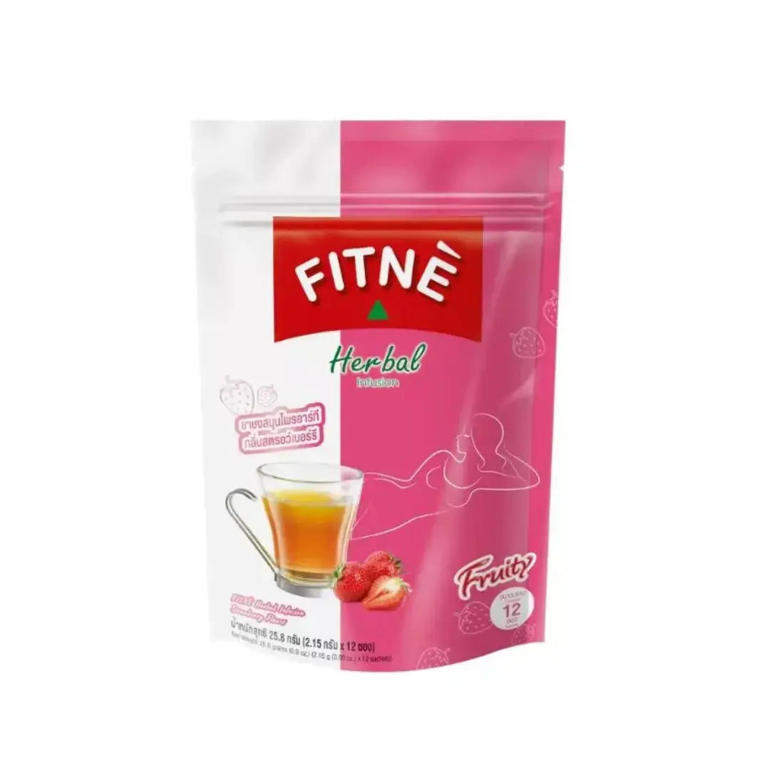 شاي أعشاب فيتني آر تي بنكهة الفراولة | ملين طبيعي لتخفيف الإمساك - 12 كيس Goodthings.bkk