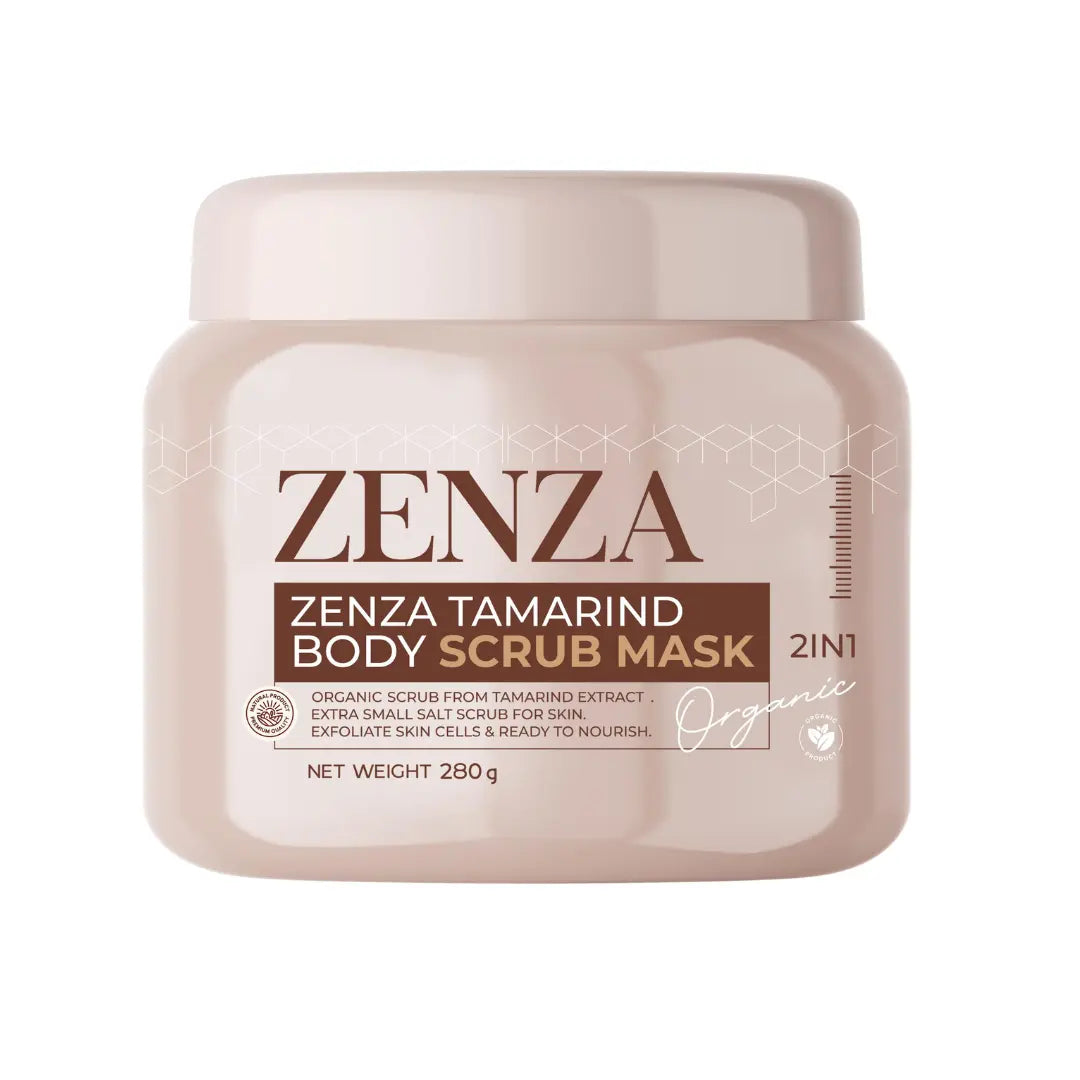 زينزا بودي سكراب ماسك بالتمر الهندي 280 جم – ZENZA Tamarind Body Scrub Mask 280g My Store