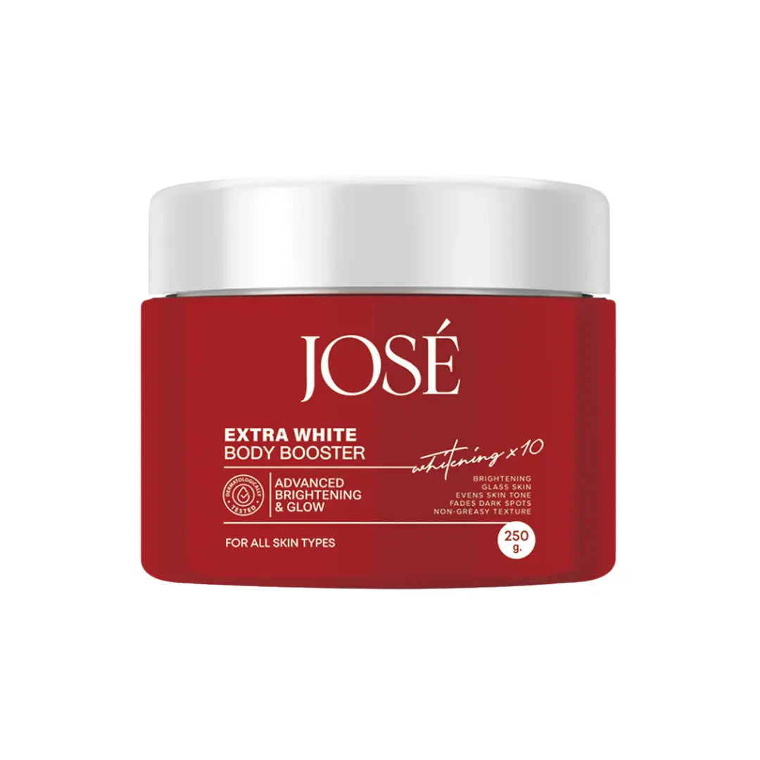 (JOSE Extra White Body Booster) جل معزز التفتيح جوزيه إكسترا وايت | تقشير لطيف وتفتيح فائق - 250 جم Goodthings.bkk