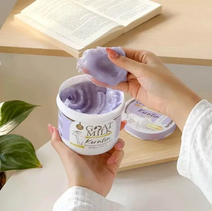 مجموعة ماسك الشعر العلاجي بحليب الماعز والكيراتين الأسترالي Goodthings.bkk