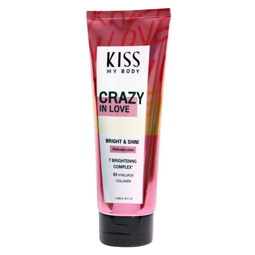 Kiss My Body Bright Shine Perfume Lotion Crazy In Love 226 G.