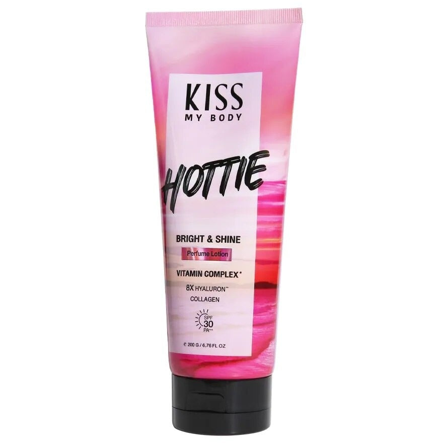 Kiss My Body Bright Shine Perfume Lotion SPF 30 PA+++ Hottie 200 G.