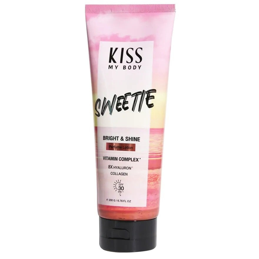 Kiss My Body Bright Shine Perfume Lotion SPF 30 PA+++ Sweetie 200 G.