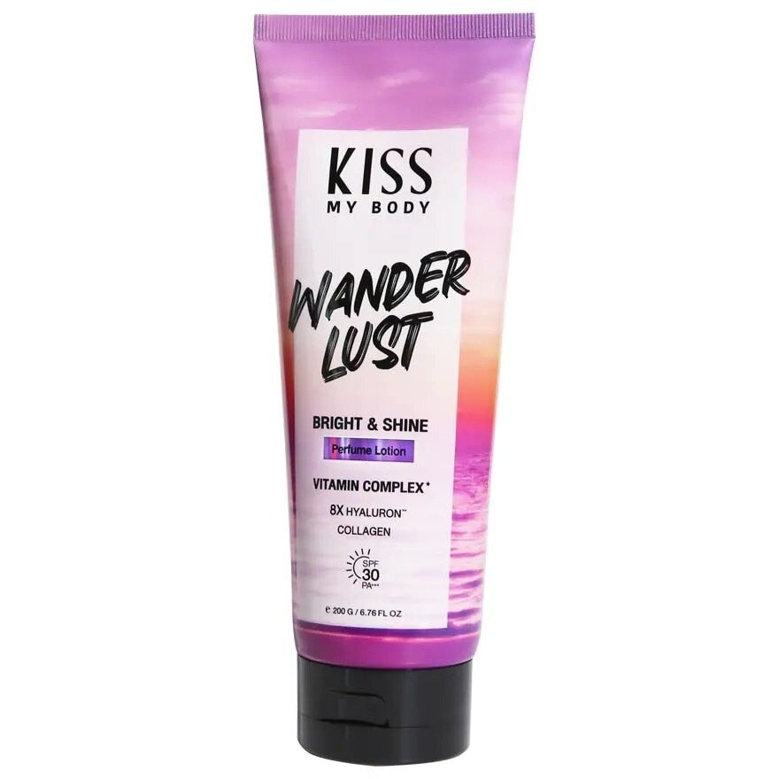 Kiss My Body Kiss My Body Bright Shine Perfume Lotion SPF 30 PA+++ Wanderlust 200 G.