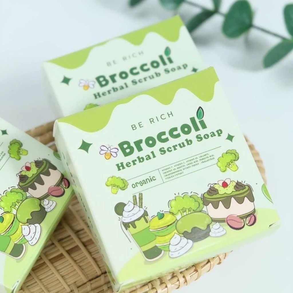 Broccoli Scrub Soap (B-Rich) - صابونة سكراب البروكلي