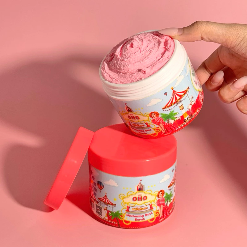 OHO Whitening Butt Scrub (300g) - أوهو سكراب مقشر تبييض المؤخرة Goodthings.bkk