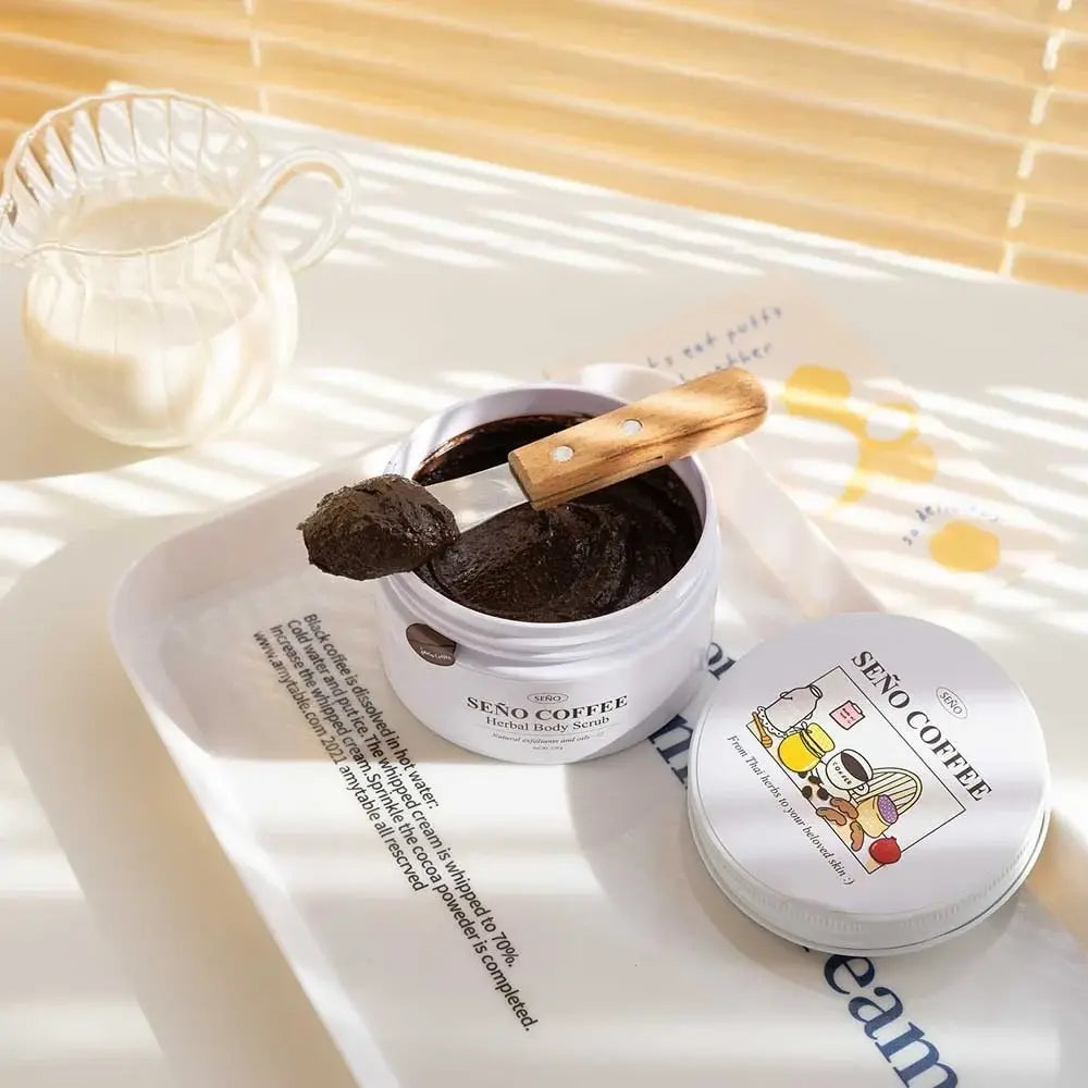 Seño Coffee Herbal Body Scrub سكرب سينو العلاجي بالأعشاب التايلندية للعناية بالبشرة Goodthings.bkk