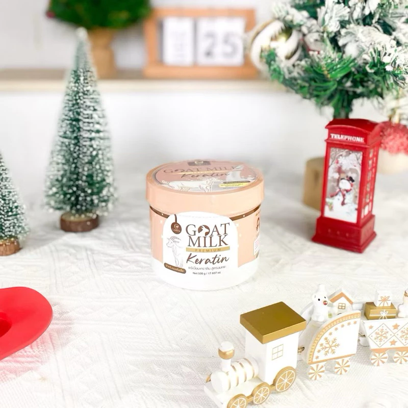 مجموعة ماسك الشعر العلاجي بحليب الماعز والكيراتين الأسترالي Goodthings.bkk