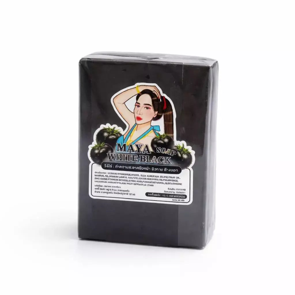 (MaYa Black Soap) صابون مايا بالطماطم السوداء | الإصدار الجديد لتقشير عميق وتفتيح مضاعف Goodthings.bkk